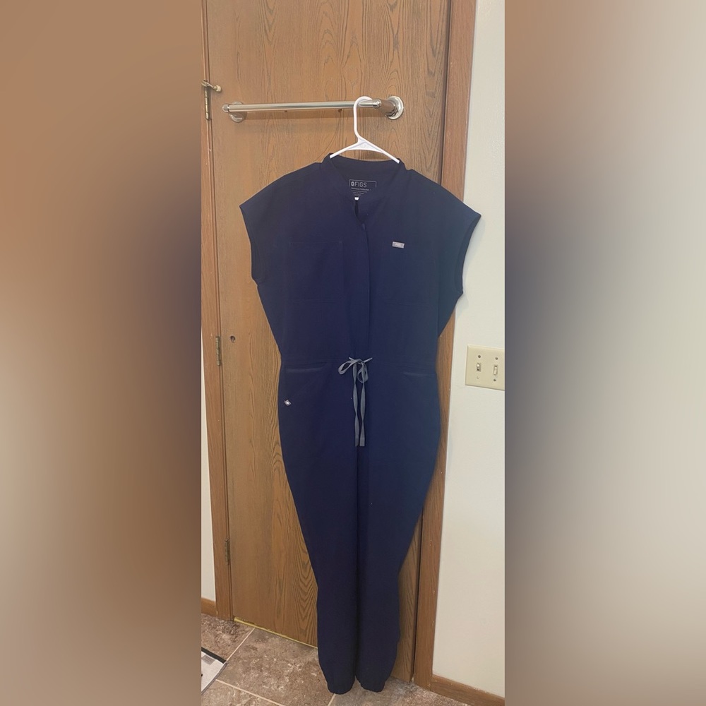 Figs Technical Collection Navy Jumpsuit Jogger
